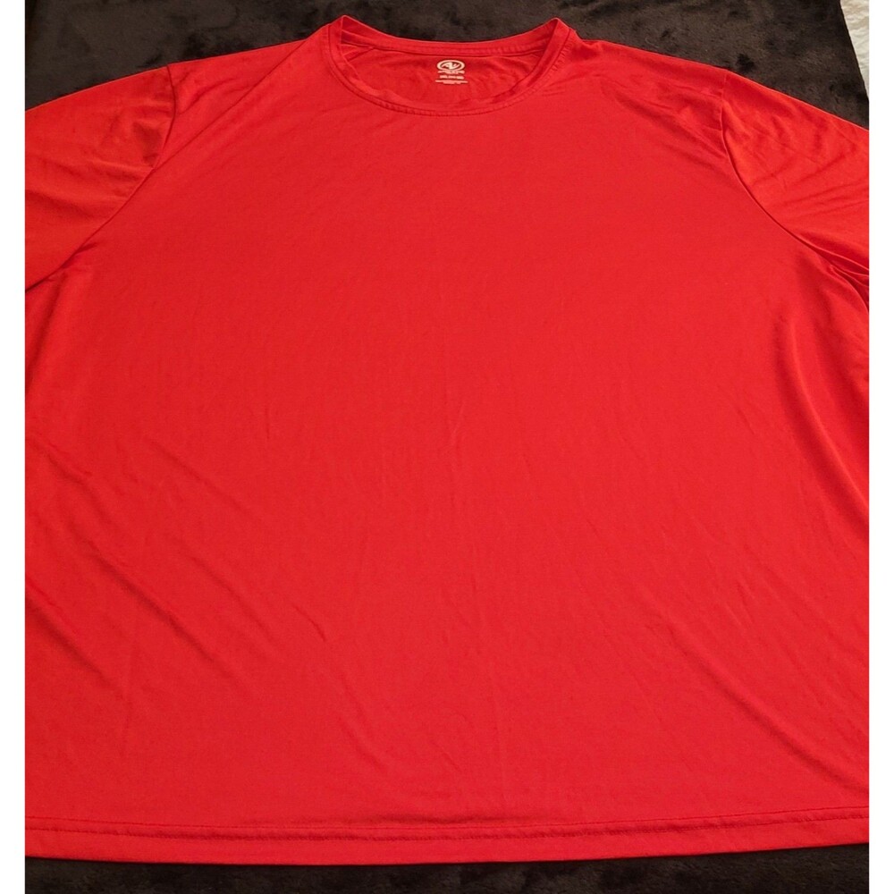 Men's Athletic Works Size 3XL Red Workout Shirt Driworks